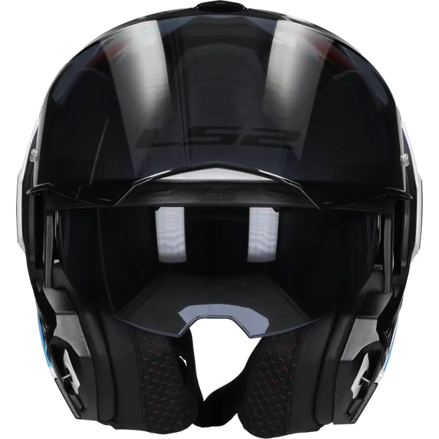 LS2 HELM ADVANT X NOVA FF901 WIT / BLAUW / ROOD