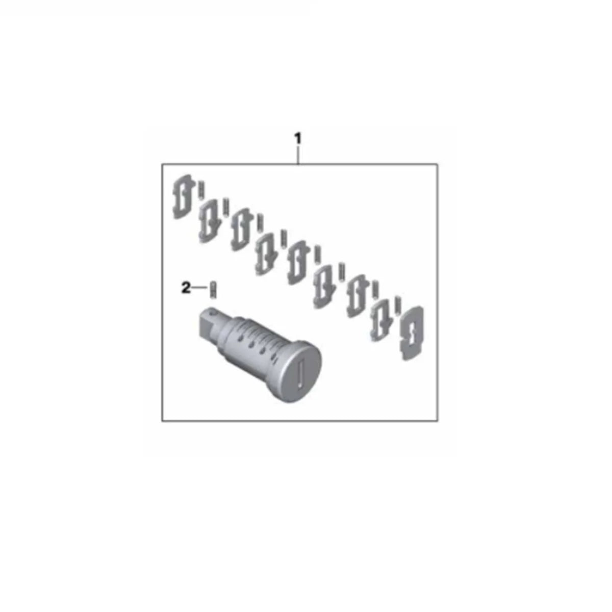 Cilinderslot aluminium koffer