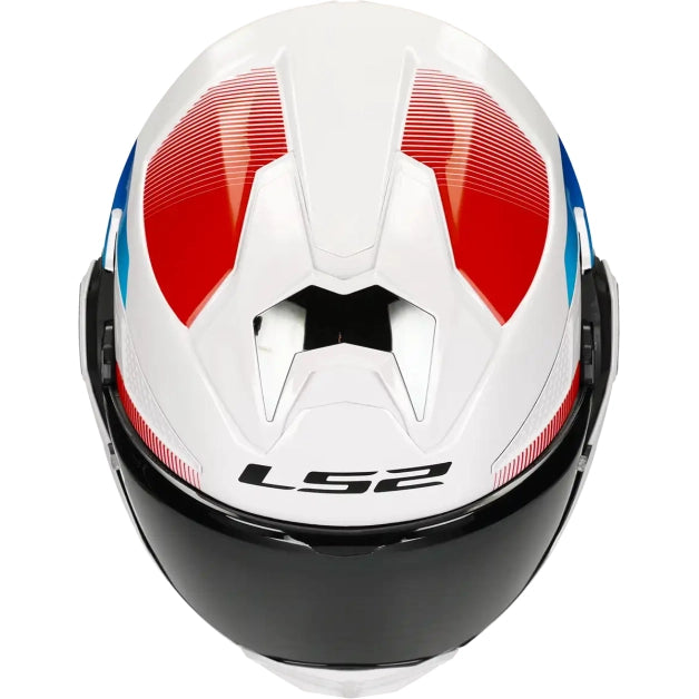 LS2 HELM ADVANT X NOVA FF901 WIT / BLAUW / ROOD