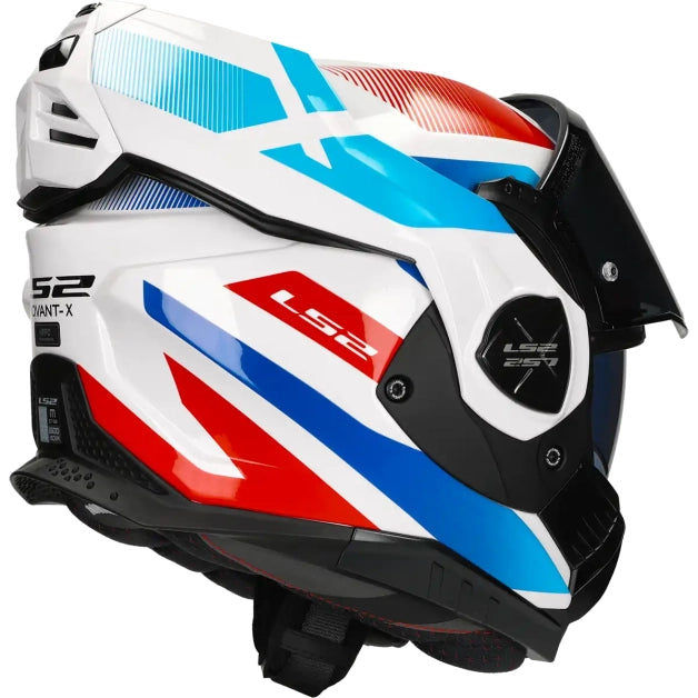 LS2 HELM ADVANT X NOVA FF901 WIT / BLAUW / ROOD