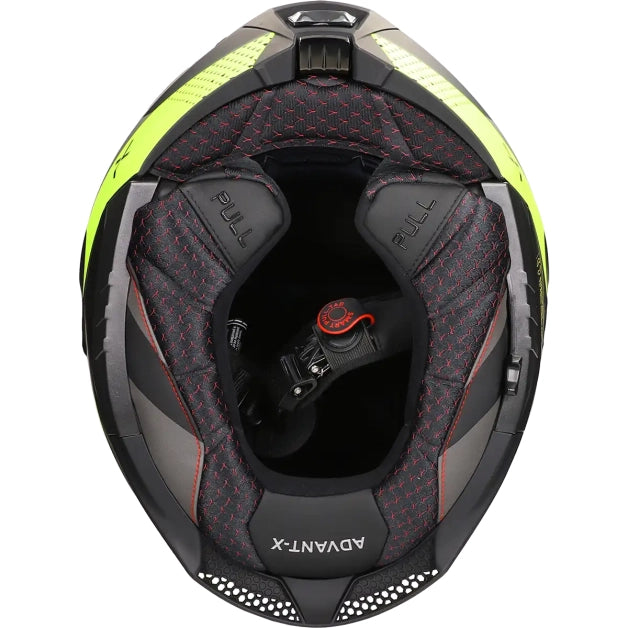 LS2 HELM ADVANT X OBLIVION FF901 MAT ZWART / FLUOR GEEL