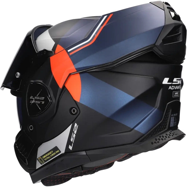 LS HELM ADVANT X ULTRA FF901 BLAUW / ROOD