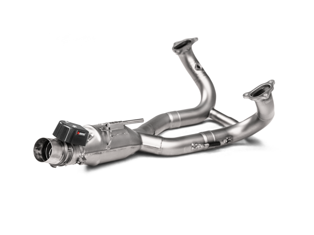 AKRAPOVIC UITLAATSYSTEEM MET GEÏNTEGREERDE KATALYSATOR BMW R 1250 GS ADVENTURE TITANIUM-ZILVER