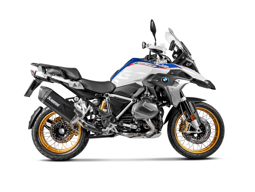 AKRAPOVIC UITLAATSYSTEEM MET GEÏNTEGREERDE KATALYSATOR BMW R 1250 GS ADVENTURE TITANIUM-ZILVER