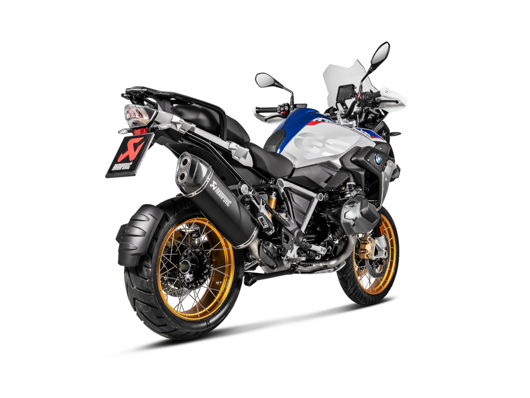 AKRAPOVIC UITLAATSYSTEEM MET GEÏNTEGREERDE KATALYSATOR BMW R 1250 GS ADVENTURE TITANIUM-ZILVER