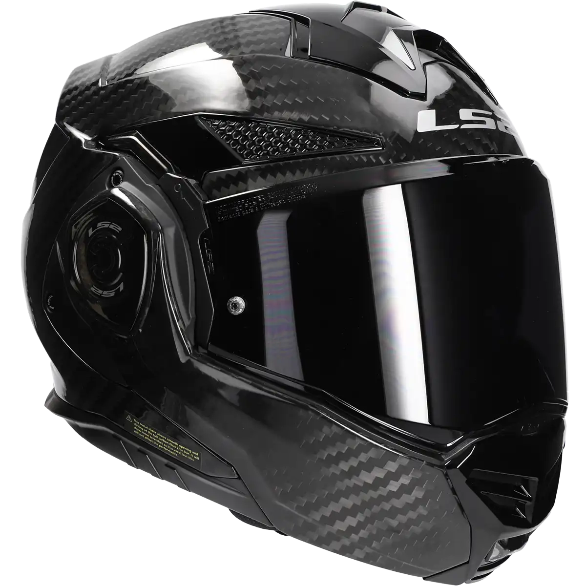 LS2 HELM ADVANT X CARBON SOLID FF901 ZWART
