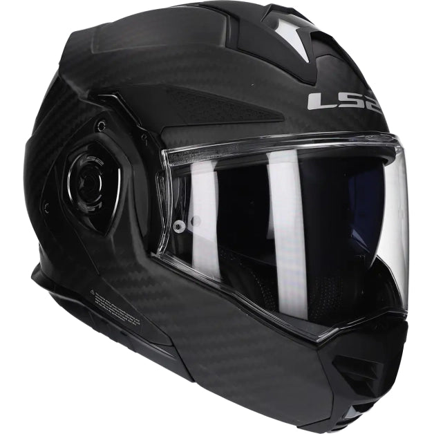 LS2 HELM ADVANT X CARBON SOLID FF901 MAT ZWART