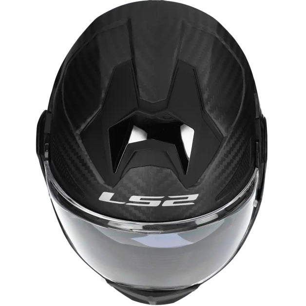 LS2 HELM ADVANT X CARBON SOLID FF901 MAT ZWART