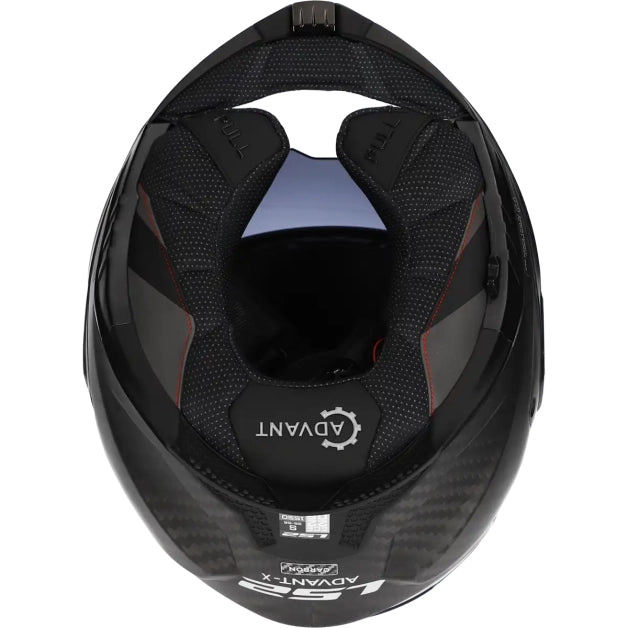 LS2 HELM ADVANT X CARBON SOLID FF901 MAT ZWART