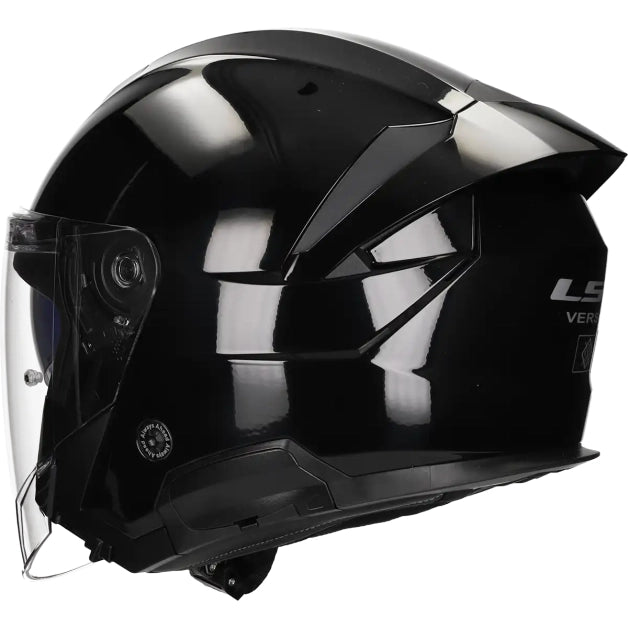 LS2 HELM VERSO II SOLID OF618 ZWART