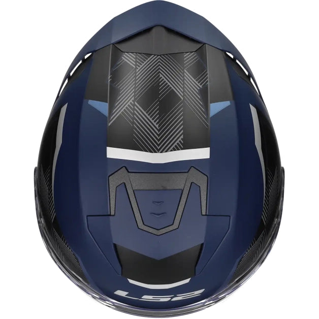 LS2 HELM VERSO II AIR OF618 MAT BLAUW