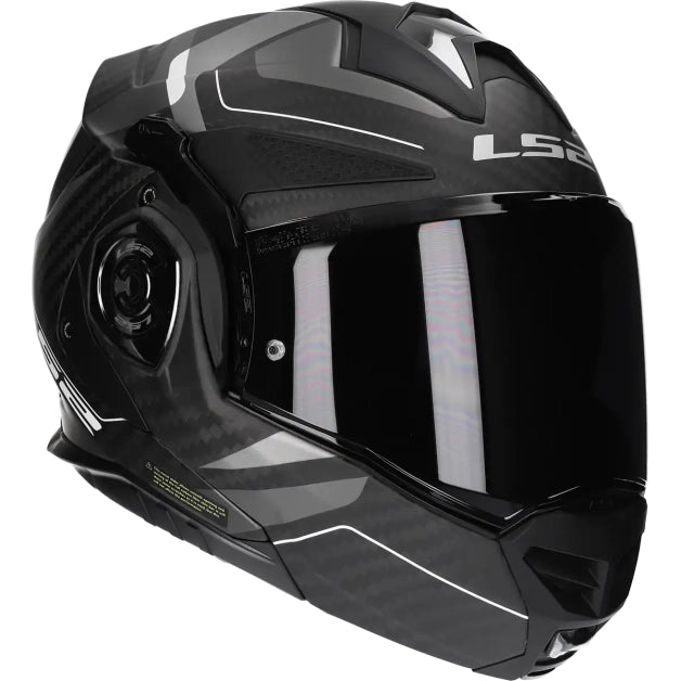 LS2 HELM ADVANT X CARBON HORIZON II FF901 ZILVER / GRIJS