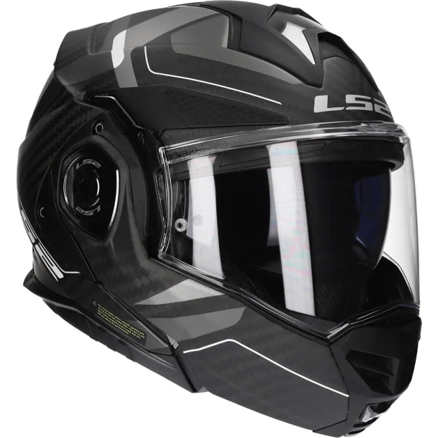 LS2 HELM ADVANT X CARBON HORIZON II FF901 ZILVER / GRIJS