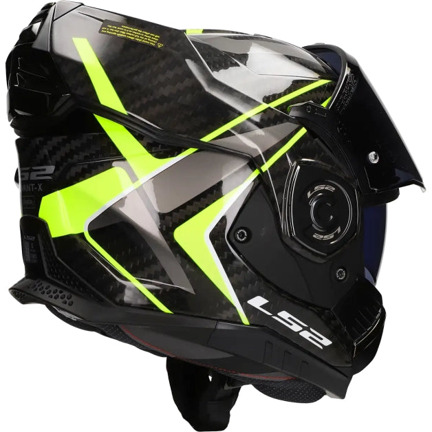 LS2 HELM ADVANT X CARBON FUTURE II FF901 FLUOR GEEL