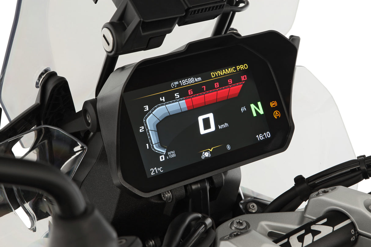 WUNDERLICH ANTI-REFLECTIESCHERM VOOR 6,5-INCH TFT-COCKPIT – CONNECTIVITEITSDISPLAY