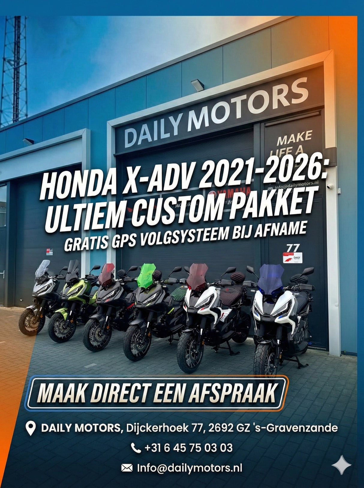 CUMSTOM PAKKET HONDA X-ADV 750 2021 / 2026