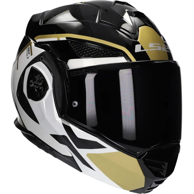 LS2 Helm Advant X Metryk FF901 ZWART GOUD