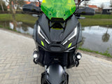 Honda x-adv 750 neon green edition full custom Akrapovic