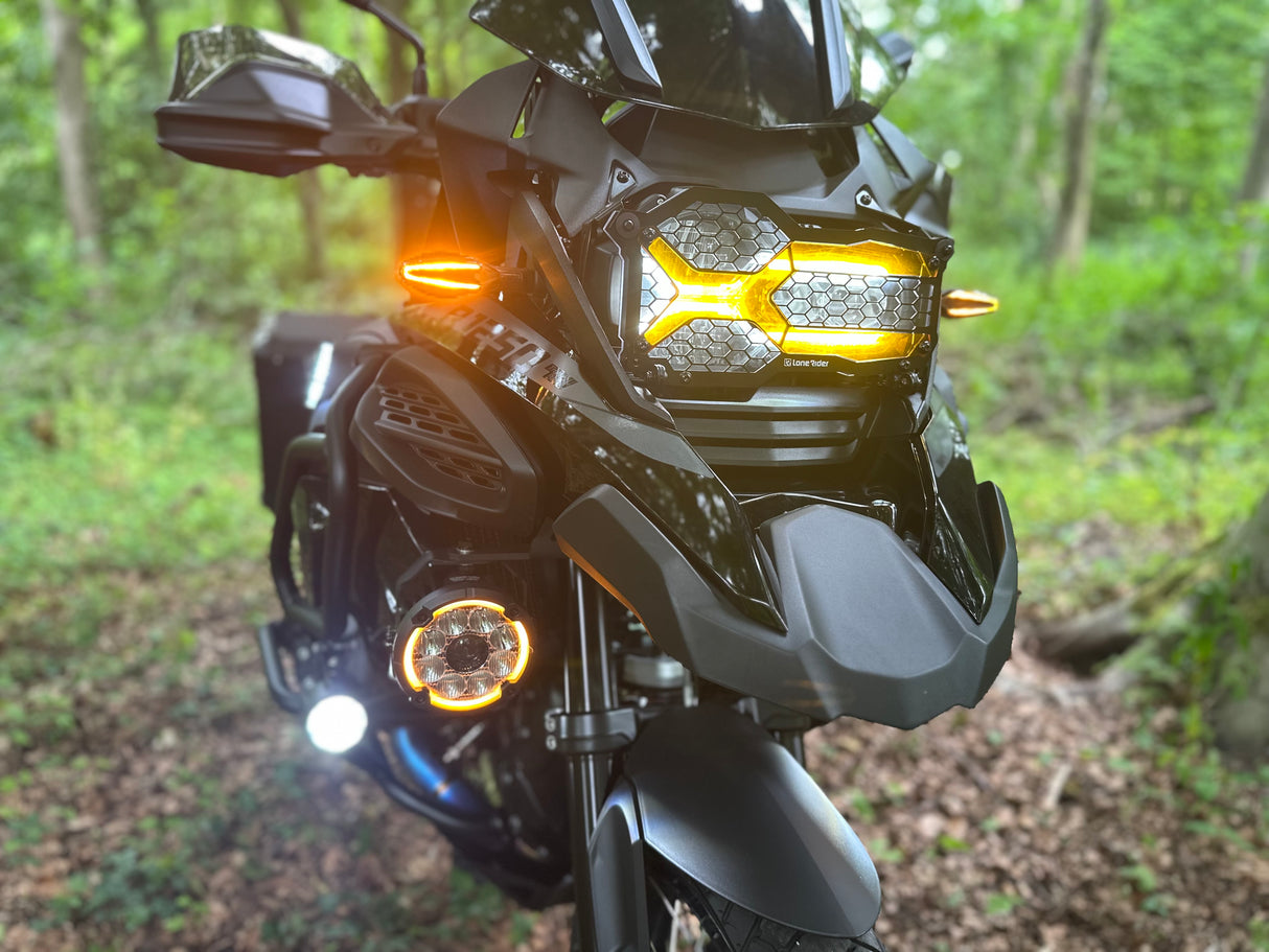BMW r 1250 gs Adventure triple black 2024 full Akrapovic Lonerider