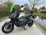 Honda x-adv 750 neon green edition full custom Akrapovic