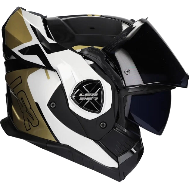 LS2 Helm Advant X Metryk FF901 ZWART GOUD