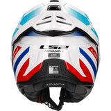 LS2 HELM ADVANT X NOVA FF901 WIT / BLAUW / ROOD