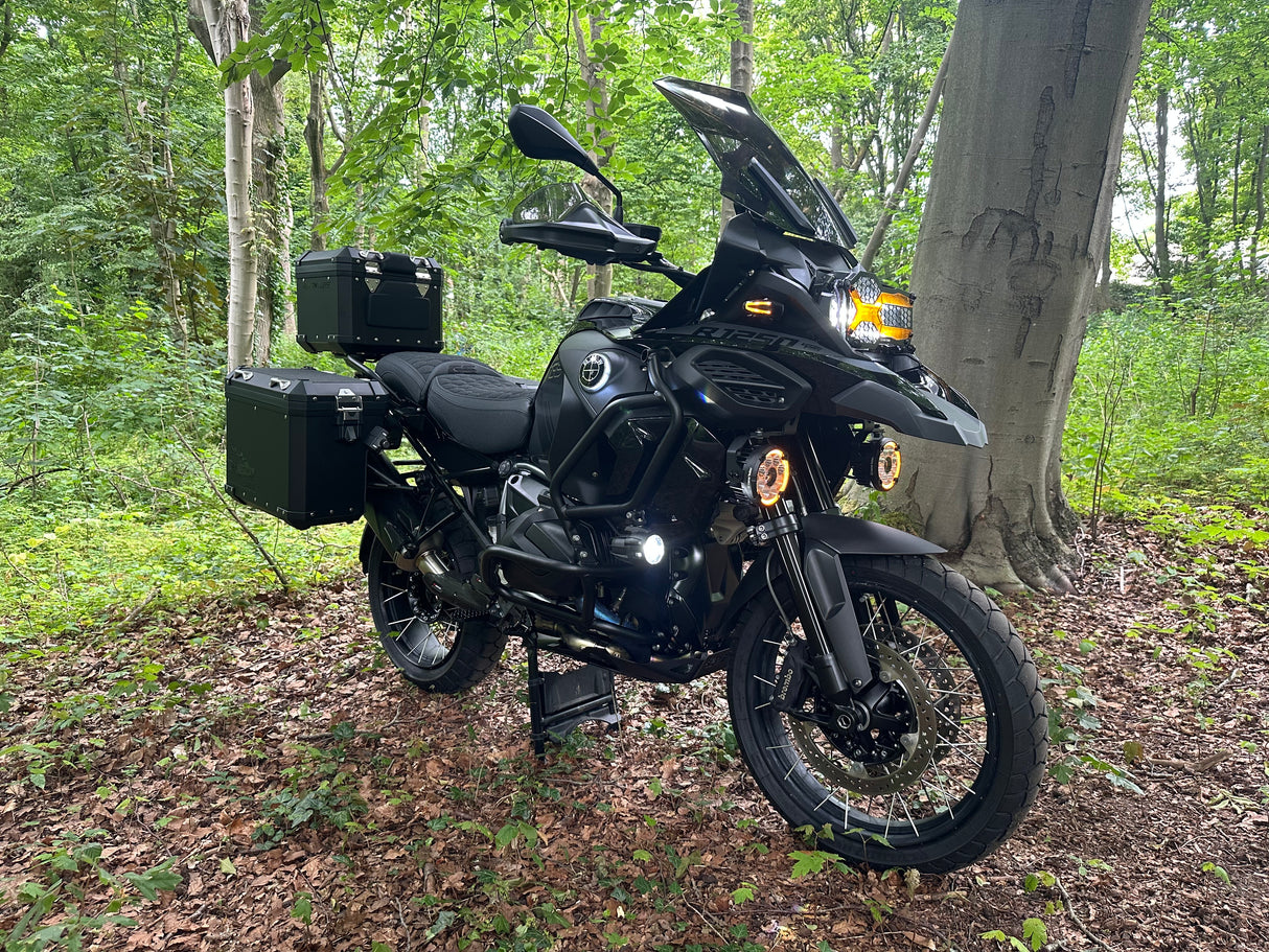 BMW r 1250 gs Adventure triple black 2024 full Akrapovic Lonerider