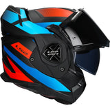 LS2 HELM ADVANT X NOVA FF901 ZWART / ROOD / BLAUW