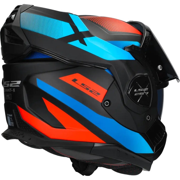 LS2 HELM ADVANT X NOVA FF901 ZWART / ROOD / BLAUW