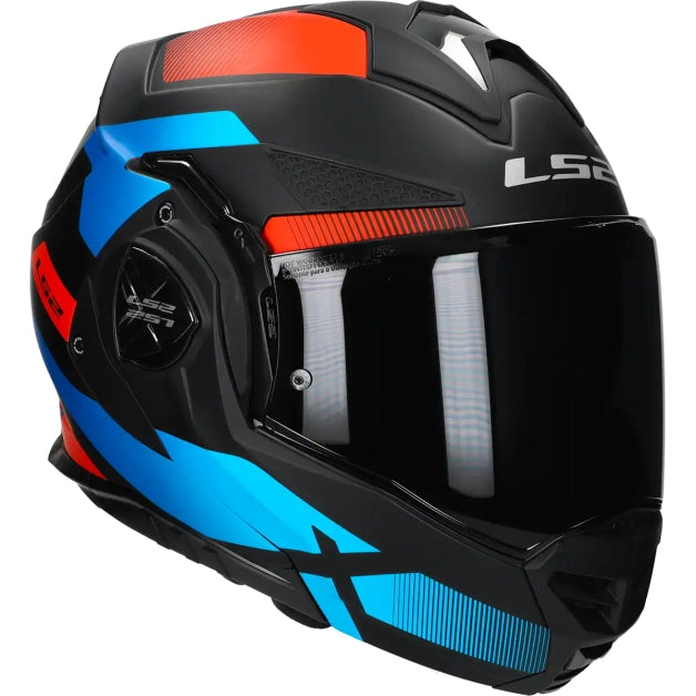 LS2 HELM ADVANT X NOVA FF901 ZWART / ROOD / BLAUW