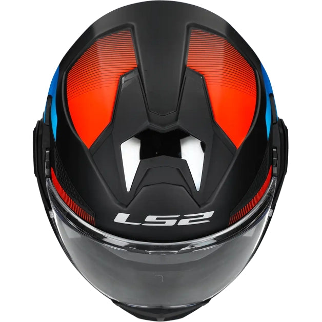 LS2 HELM ADVANT X NOVA FF901 ZWART / ROOD / BLAUW