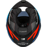 LS2 HELM ADVANT X NOVA FF901 ZWART / ROOD / BLAUW