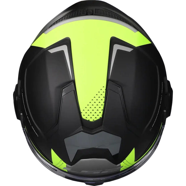 LS2 HELM ADVANT X OBLIVION FF901 MAT ZWART / FLUOR GEEL