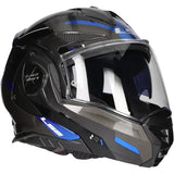 LS2 HELM ADVANT X SPECTRUM FF901 TITANIUM BLAUW