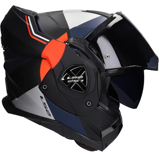 LS HELM ADVANT X ULTRA FF901 BLAUW / ROOD