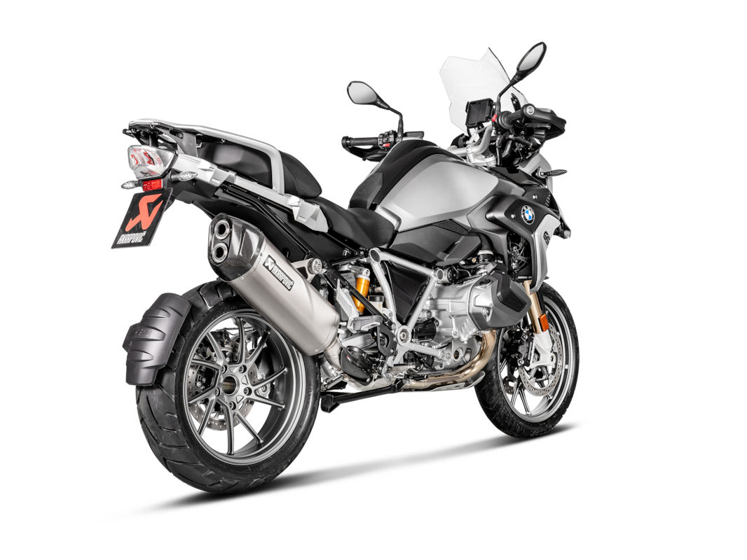 AKRAPOVIC SLIP-ON EINDDEMPER BMW R 1250 GS / ADVENTURE TITANIUM ZILVER