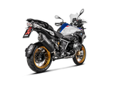 AKRAPOVIC UITLAATSYSTEEM MET GEÏNTEGREERDE KATALYSATOR BMW R 1250 GS ADVENTURE TITANIUM-ZILVER