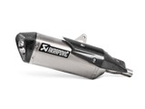 AKRAPOVIC SLIP-ON EINDDEMPER HONDA X-ADV 750 TITANIUM ZILVER