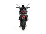 AKRAPOVIC SLIP-ON EINDDEMPER HONDA X-ADV 750 TITANIUM ZILVER