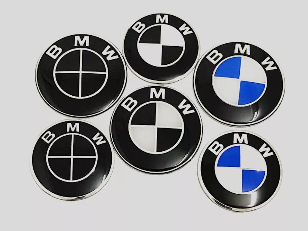 BMW MOTORFIETS EMBLEMEN SET 70 MM