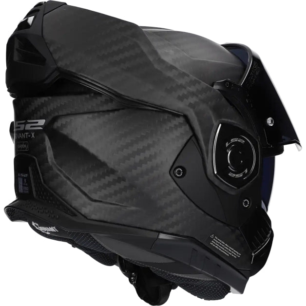 LS2 HELM ADVANT X CARBON SOLID FF901 MAT ZWART