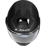 LS2 HELM ADVANT X CARBON SOLID FF901 MAT ZWART