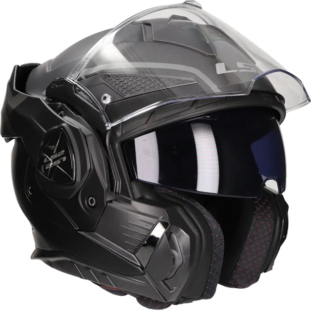 LS2 HELM ADVANT X METRYK FF901 MAT TITANIUM