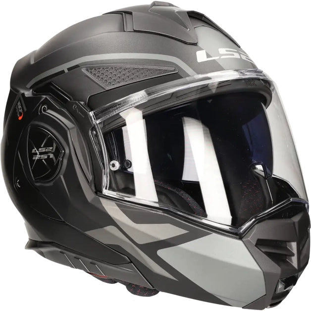 LS2 HELM ADVANT X METRYK FF901 MAT TITANIUM