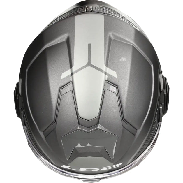 LS2 HELM ADVANT X METRYK FF901 MAT TITANIUM