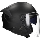 LS2 HELM VERSO II SOLID OF618 MAT ZWART