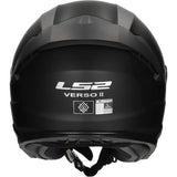 LS2 HELM VERSO II SOLID OF618 MAT ZWART