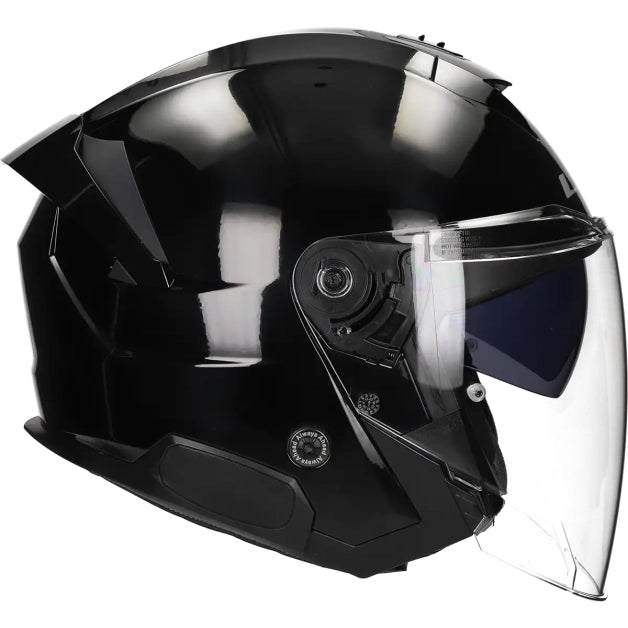 LS2 HELM VERSO II SOLID OF618 ZWART