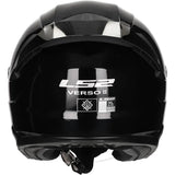 LS2 HELM VERSO II SOLID OF618 ZWART