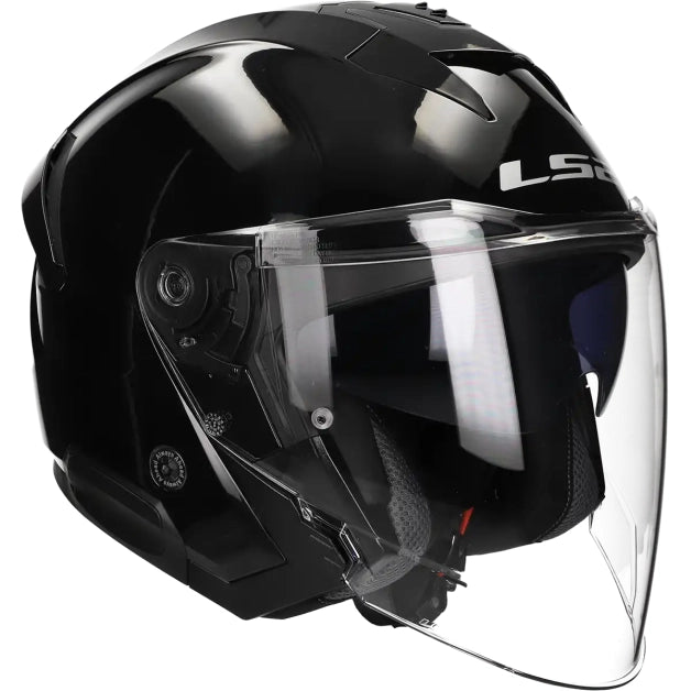 LS2 HELM VERSO II SOLID OF618 ZWART